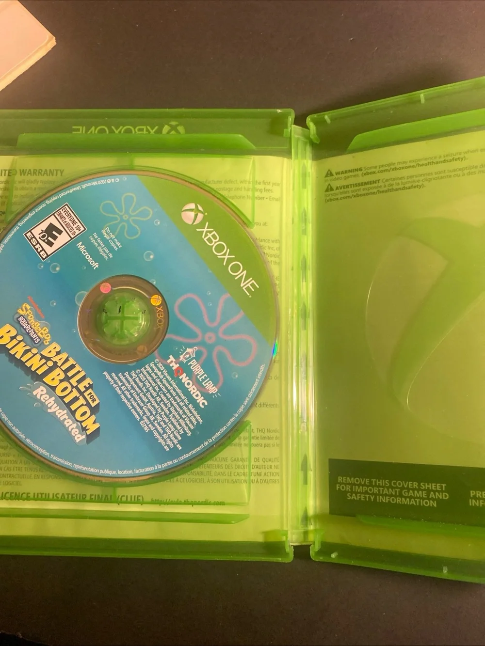 Spongebob Squarepants: Battle for Bikini Bottom - Rehydrated - Microsoft Xbox 1